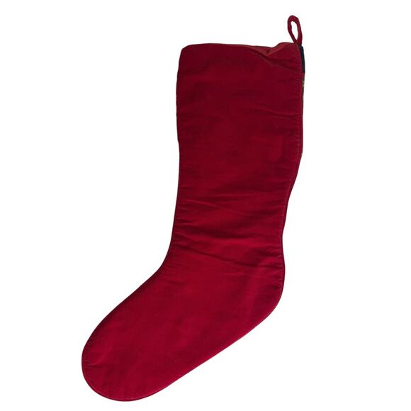 Vintage Needle Crafts Handmade Needlepoint Embroidery Christmas Stocking Santa - Picture 7 of 8